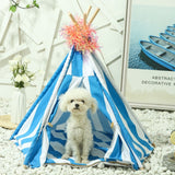Pet Nest Teepee With Cushion Dog House