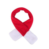 Cat Red Scarf Fleece Clothes